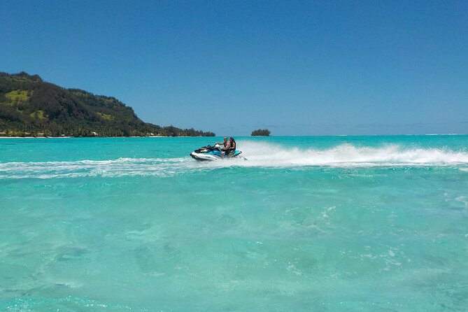 Medium Combo in Moorea of 2 hours of Jetski and 2h30 of Quad - Coral Garden, rays, and blacktip sharks
