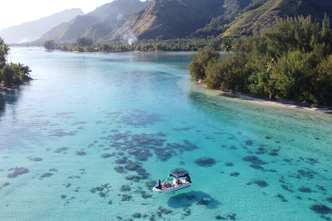 Mo'orea Half Day Private Tour with Snorkeling and Cruising the Lagoon - Fruit and drinks before the ride back