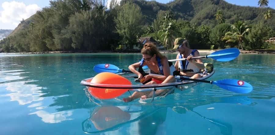 Moorea: Hauru Lagoon 3-hour Guided Kayak Tour with Snack - Snorkeling between the motus