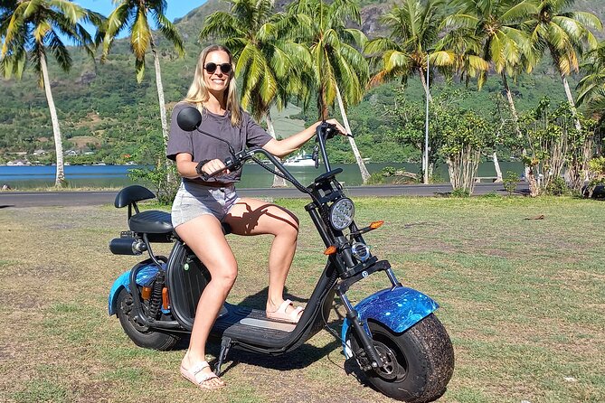 Moorea tour in electric citycoco (in autonomy) - Why an electric scooter works well on Moorea