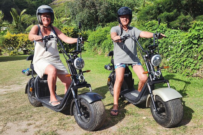 Moorea tour in electric citycoco (in autonomy) - Taahiamanu Beach and Cooks Bay