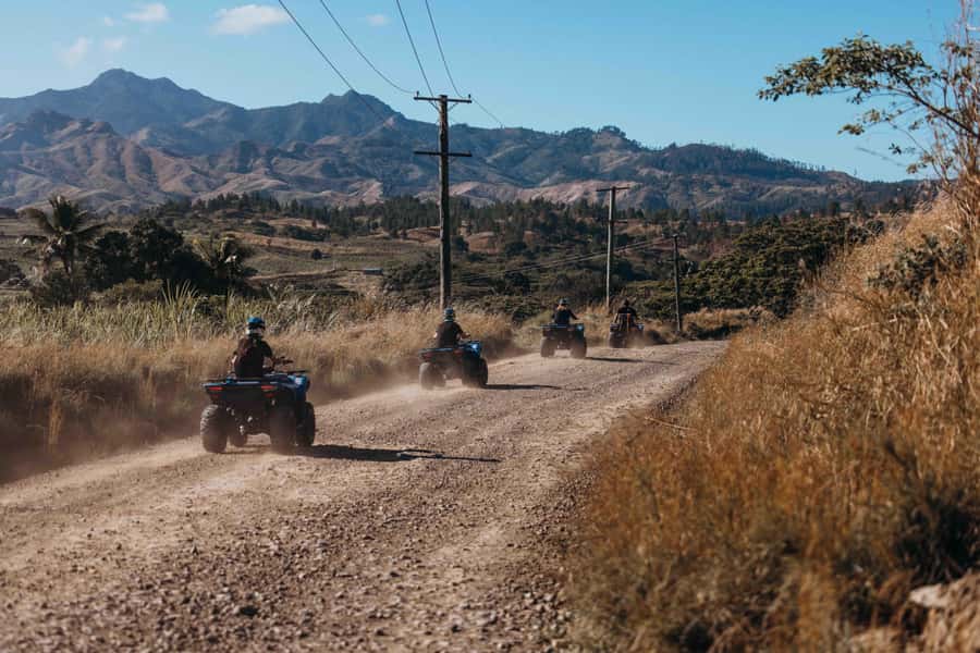 Nadi: Quad Bike ATV Off-Road Adventure Tour with Transfers - Returning through villages and countryside
