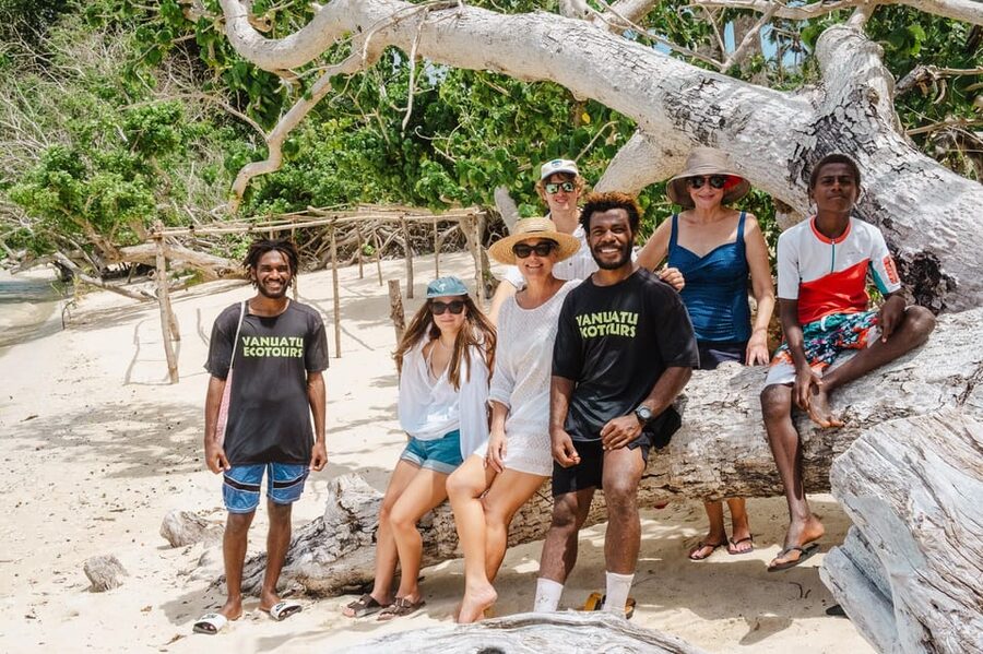 Pele Paradise: Full Day Tour from Port Vila - A village welcome on Pele