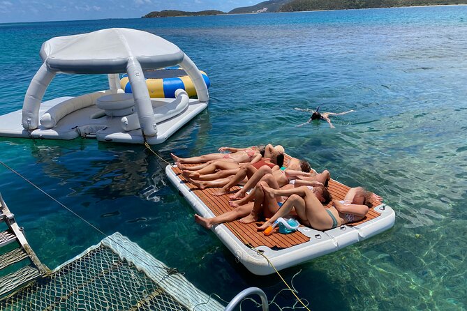 Ponton Day Trip SWIM with fish’s All meals included & Transport - From Nouméa Cruise Terminal to the Pontoon