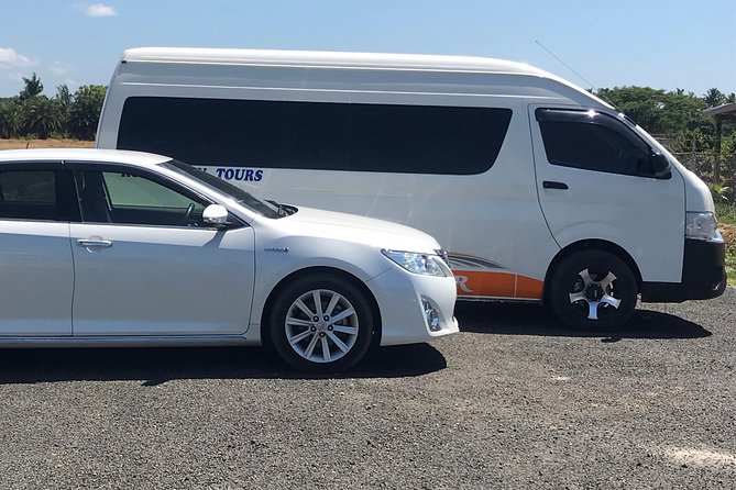 Private Departure Transfer :Shangri La Fijian Resort to Nadi Airport or Denarau - A direct ride across Fiji’s Coral Coast
