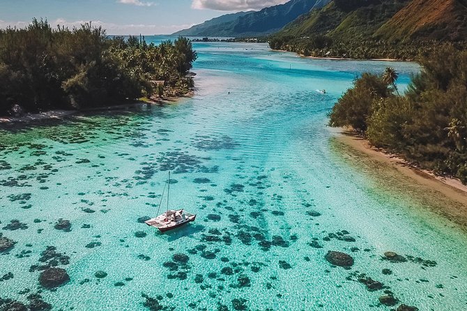 PRIVATE Full Day Tour : Moorea Snorkeling & Sailing on a Catamaran named Taboo - Snorkeling among coral gardens, rays, and turtles