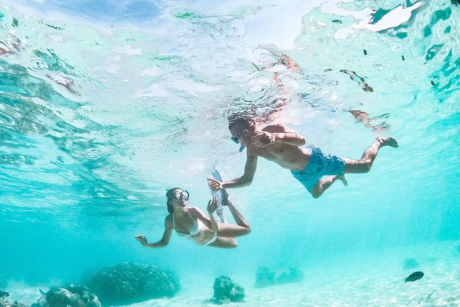 PRIVATE Full Day Tour : Moorea Snorkeling & Sailing on a Catamaran named Taboo - A quiet beach stop and the food question