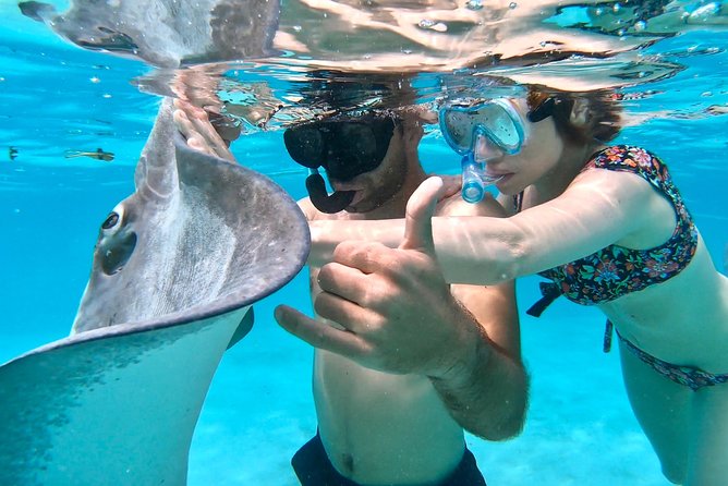 PRIVATE Full Day Tour : Moorea Snorkeling & Sailing on a Catamaran named Taboo - Meet the crew: Léo, Kevin, and Liza