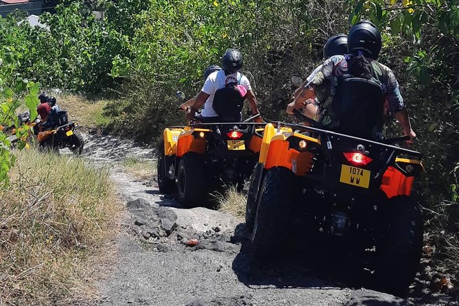 Private Island Tour by ATV / QUAD - The World War II cannons add real context