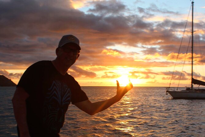 PRIVATE Sunset Cruise : Moorea Sailing on a Catamaran named Taboo - Beyond the outer reef