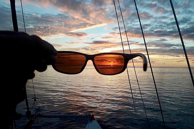 PRIVATE Sunset Cruise : Moorea Sailing on a Catamaran named Taboo - What the $717.75 price means