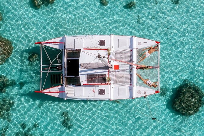 PRIVATE Sunset Tour: Moorea Snorkeling on a Catamaran named Taboo - Swimming with sharks, rays, and reef fish
