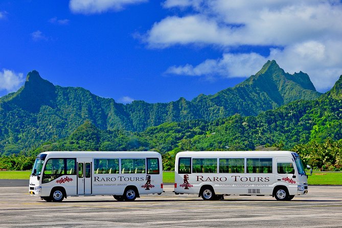 Rarotonga International Arrivals Seat in Coach Transfer - A gentle welcome at Rarotonga International Airport
