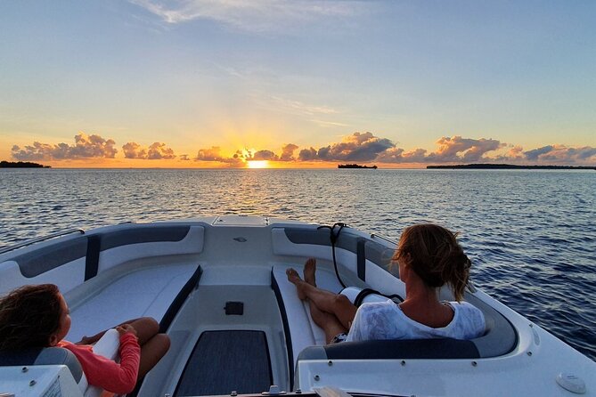 Reef Discovery Private Sunset Cruise in Bora-Bora - Setting off toward Motu Tapu and Teavanui Pass