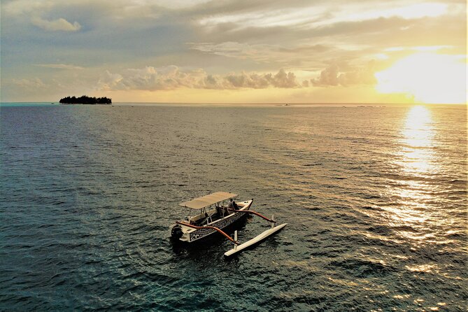 Romantic Private Sunset and Motu Dinner for Two - Who will enjoy this evening most?
