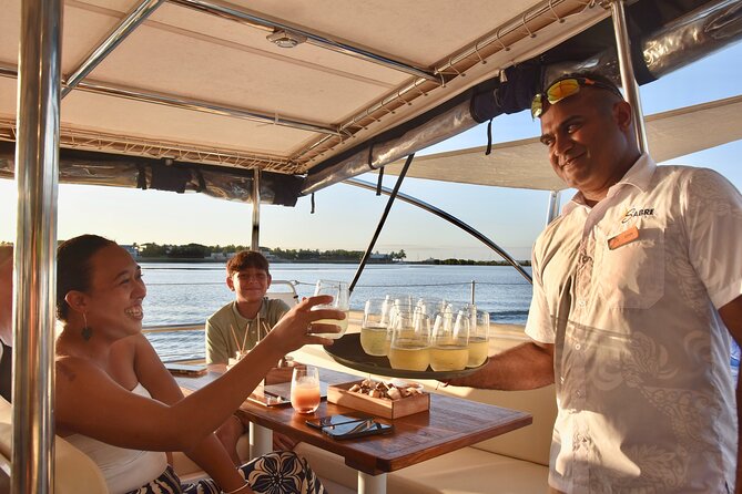 Sabre Sunset Cruise with BBQ Dinner & Drinks - Bubbles, canapés, and a chef-created BBQ dinner