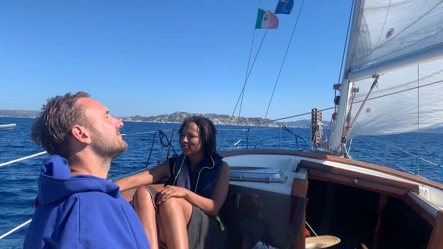 Sailing Maddalena Archipelago with a USCG licensed captain - Cala Corsara and the beaches of Spargi