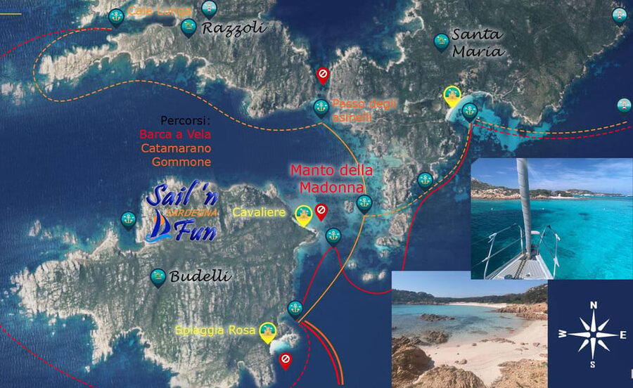 Sardinia: La Maddalena/Palau Catamaran Day Trip with Lunch - Budelli and the famous Pink Beach