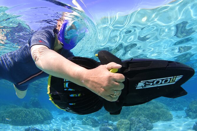 Sea Scooter Jet snorkeling "Moorea Reef Adventure" - The second stop: stingrays, a drop-off, and bigger scenery