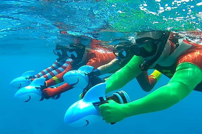 Sea Scooter Snorkel Tour - Lagoon Discovery : Wrecks, Coral Gardens and Tropical Fishies - Photos, Videos, Snacks, and the Real Value of $109