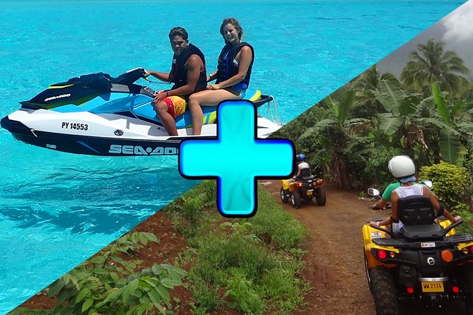 Small Combo 2h30 Quad + 1h Jetski - One Moorea day, split between trail and lagoon