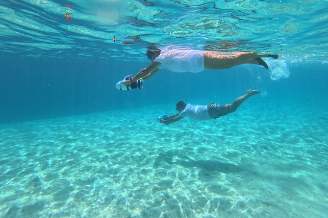 Snorkeling EN Underwater Scooter in Tahiti - Why the underwater scooter changes the outing