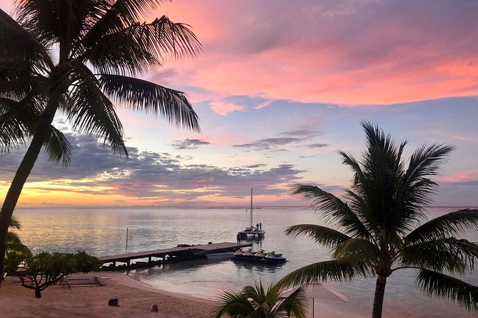 Sunset Cruise : Moorea Sailing on a Catamaran named Taboo - Cocktails, fruit juice, and the last light