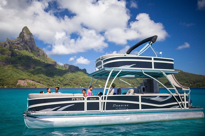Toa Boat Bora Bora Private Lagoon tour On Ambassador Boat - The Slide Changes the Boat’s Mood