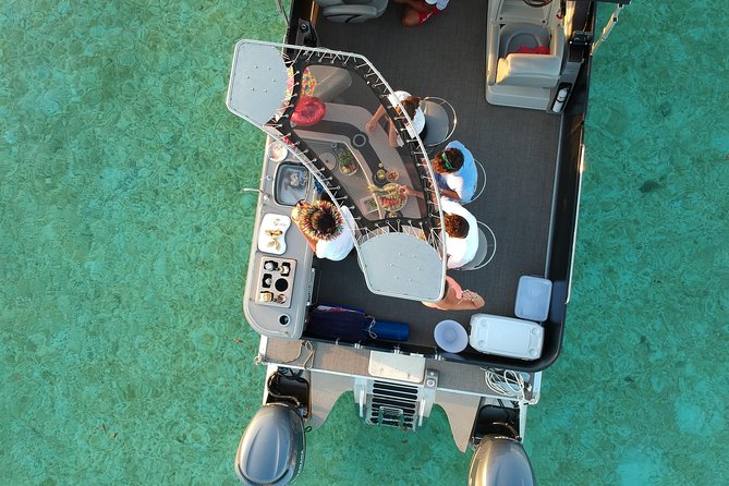 Toa Boat Bora Bora Private Lagoon Tour On Entertainer Bar Boat - Booking timing and cancellation details