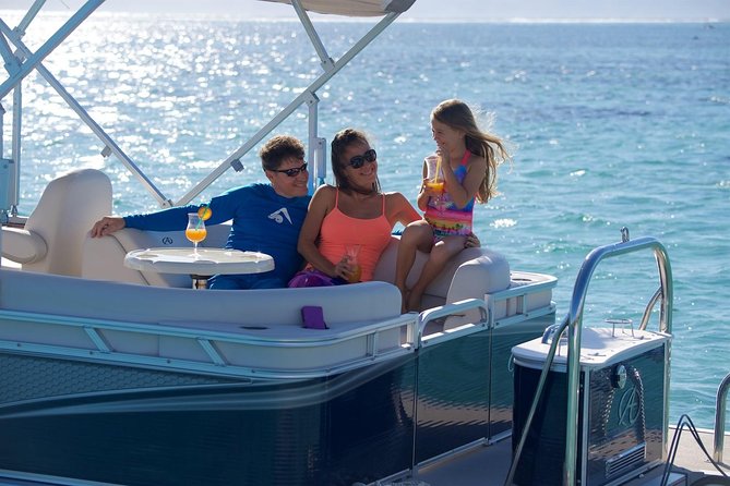 Toa Boat Bora Bora Private Lagoon tour On Majestic Pontoon Boat - Setting out across Bora Bora’s turquoise lagoon