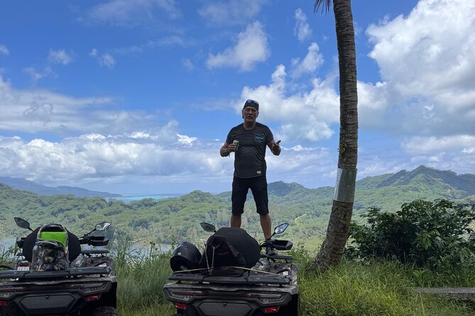 Trip to the heart of Tahaa Safari Mountains in Quad / ATV - Riding into Tahaa’s vanilla country