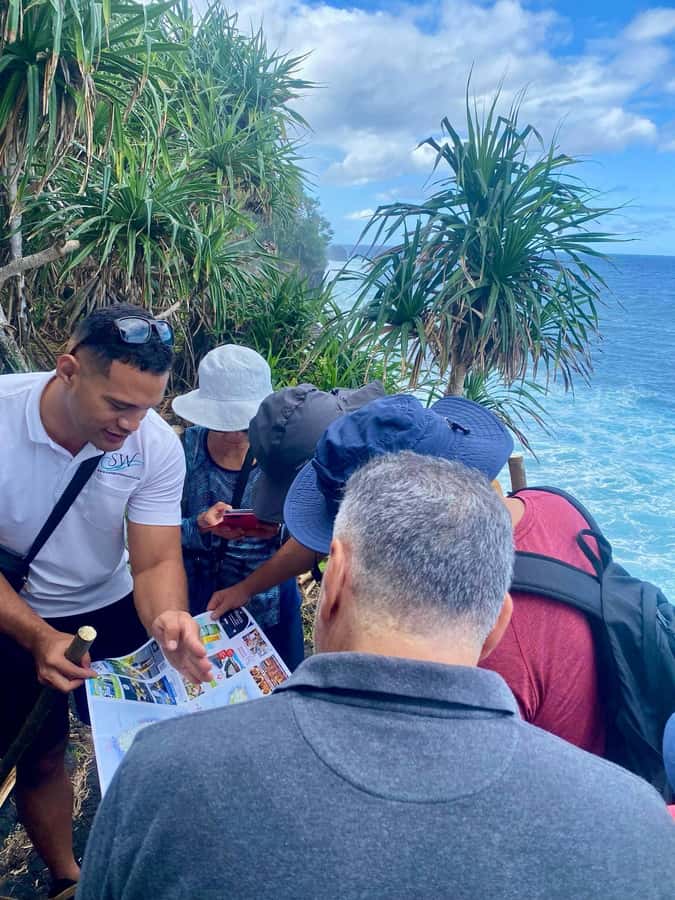 Upolu: Private Tour - Beach, Waterfall & Ocean Trench - Papapapaitai Falls is a final roadside viewpoint