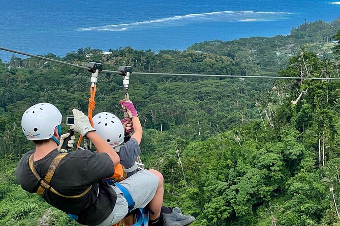 Vanuatu Jungle Zipline - Self Drive Option - Six flights through the canopy