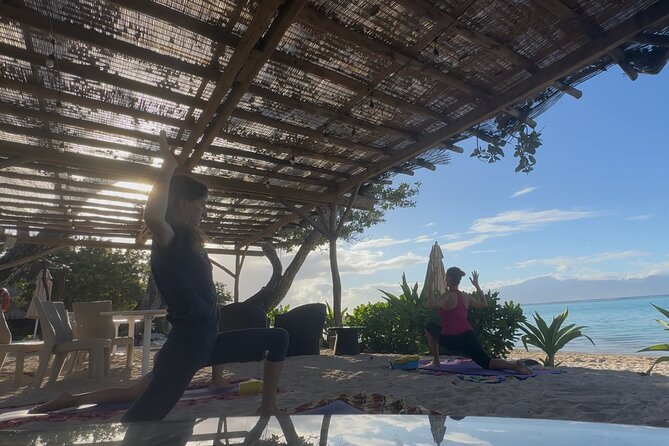 Yoga at sunrise at Sofitel Moorea, overlooking Tahiti - What is included, and what you should bring