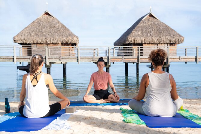 Yoga on the paradise beach of Manava Moorea - Key points to know before booking