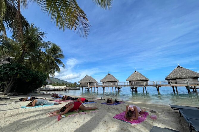 Yoga on the paradise beach of Manava Moorea - Useful planning details for your morning